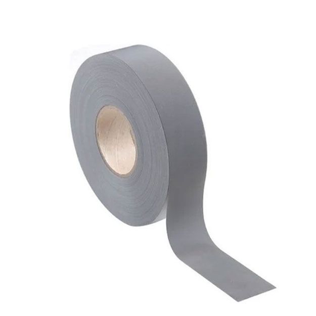 High Visibility Polyester Silver Grey Reflective Tape