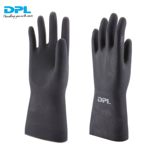 DPL Frontier 75 Flocklined Neoprene Chemical & Oil Resistant Gloves