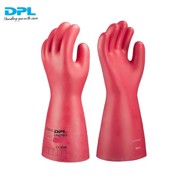 DPL Linepro 17000 Volts (17KV) Electrical Insulated Class 2 Waterproof Rubber Gloves		
