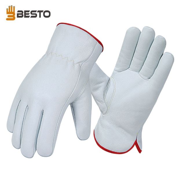 Besto 1013 General Driving Safety Leather Work Gloves		