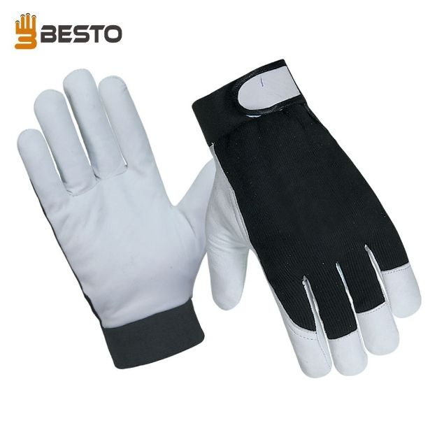 Besto 1015 Assembly Driver Safety Leather Work Gloves		