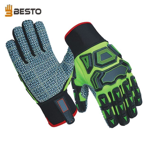 Besto 1031 Cut Level 6 Impact & Cut Resistant Mechanical Hazard Safety Leather Work Gloves		