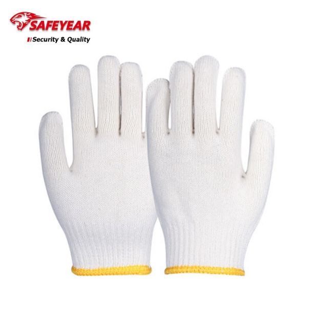 Safeyear FL7219 String Knit Cotton-Polyester Work Gloves		