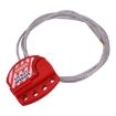 loto Adjustable Cable Lockout 2 Meter Steel Safety Cable for Group Lockout