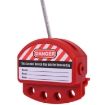 loto Adjustable Cable Lockout 2 Meter Steel Safety Cable for Group Lockout