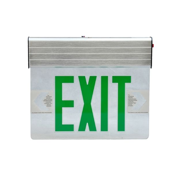 Hanging Exit Light LX 740G R green and red LED Emergency Exit Sign with Backup Battery