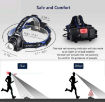 Rechargeable CREE XML T6 LED Zoomable Headlamp Adjustable Outdoor Camping and Fishing Headlights