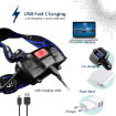 Rechargeable CREE XML T6 LED Zoomable Headlamp Adjustable Outdoor Camping and Fishing Headlights