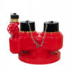 FBS23 Fire Brigade Connection Siamese Breeching Inlet Fire Hydrant System Water Supply Connector 2 way or 4 way