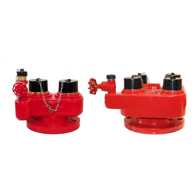FBS23 Fire Brigade Connection Siamese Breeching Inlet Fire Hydrant System Water Supply Connector 2 way or 4 way