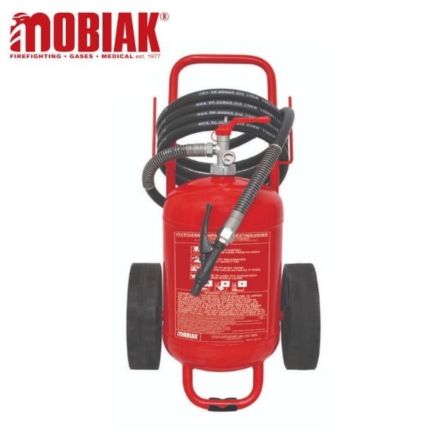 Mobiak 25 Kg Dry Powder Trolley Fire Extinguisher