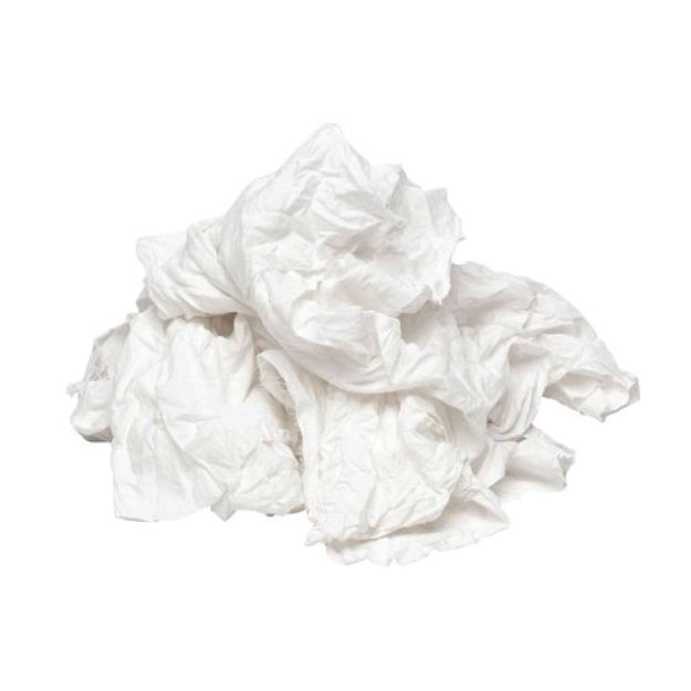 New White Cotton Rags Natural White Cotton Material Cloth for Multipurpose Use