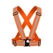 SVB56 Reflective Polyester Adjustable Cross Safety Belt High Visibility Safety Harness in Multi Colour