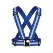 SVB56 Reflective Polyester Adjustable Cross Safety Belt High Visibility Safety Harness in Multi Colour