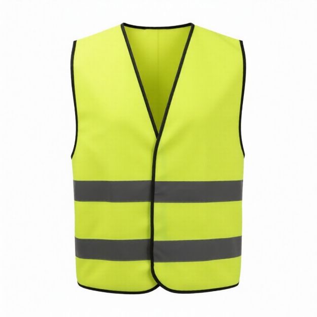 Reflective 120GSM Polyester Yellow Safety Vest