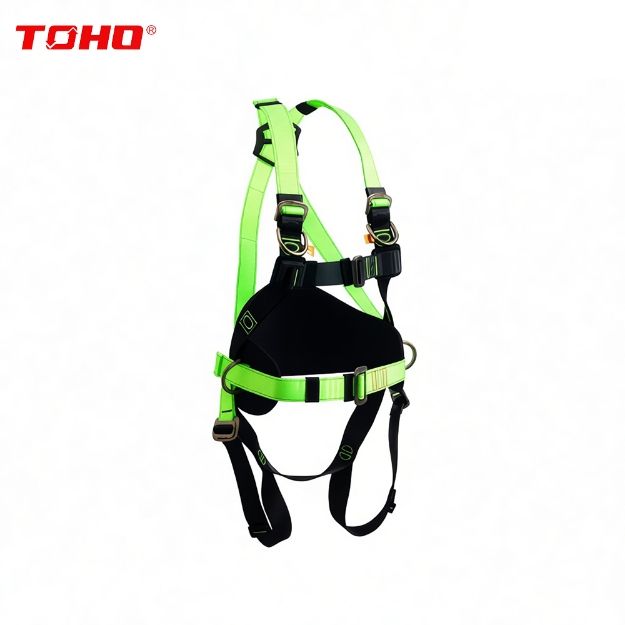 Toho MH 110 5D-Ring Fall Arrest Work Positioning & Retrieval Full Body Safety Harness with Steel Cobra Buckles
