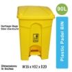 PPB 90 Liter Plastic Pedal Bin