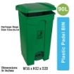 PPB 90 Liter Plastic Pedal Bin