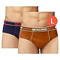 Macho Hint Multicolour Brief Smart Cut