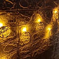 DesiDiya 14LED Happy Diwali String Lights (Warm White) - 5 Mtr