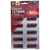 Eveready Ultima Alkaline AAA Battery - 10 Pieces