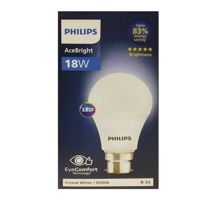 Philips White LED Bulb B22 6500K