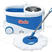 Gala Jet Spin Mop & Bucket With Free Mop Refill - Blue
