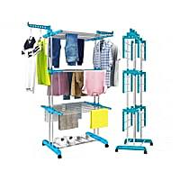 Soros Stainless Steel 3-Layer Cloths Drying Stand