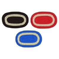 Elegant Weavers Eden Oval Mat - 33x53 cm (Assorted) Pack of 3