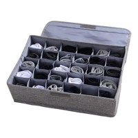 Double R Bags Foldable Socks Organiser With Lid - 43x31x26 cm