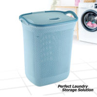 Joyo Honey Comb Laundry Basket - Ice Cabbage