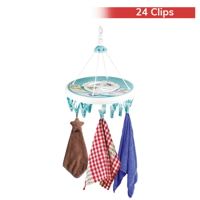 Joyo Plastic Cloth Drying Hanger with 24 Clips - Round