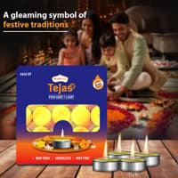 Shubhkart Tejas Puja Ghee T-Light Candle