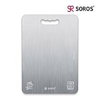 Soros Stainless Steel Chopping Board (35 X 25 cm)