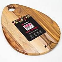 Soros Teak Wooden Oval Chopping Board (35 X 25 cm)