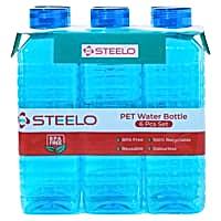 Steelo Ice Cube Bottle (Tea Blue) 1 L - Set Of 6