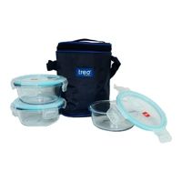 Treo Milton Glass Round Tiffin - Set of 3