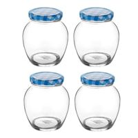 Yera Lucia Jar Glass Jars (245 ml) - 4 Pieces
