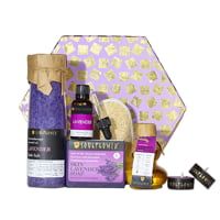 Soulflower Hexagon Bath Set with Lavender