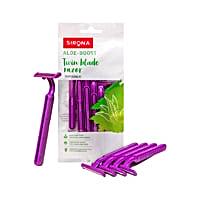 Sirona Aloe- Boost Twin Blade Razor Disposable