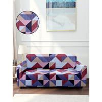 Cortina 3 Seater Abstract Sofa Cover (185-230 cm) - Multicolour