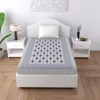 Elegant Weavers Jaipuri Pattern Single Bedsheet - 120 GSM