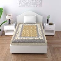 Elegant Weavers Zonet Pattern Single Bedsheet - 120 GSM