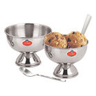 Gokul Steel Single Wall Ice-Cream Bowl & Spoon (Set of 6)