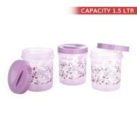 Joyo Spacio Container (German Lavender) 1.5 L - Set Of 3