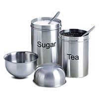 Stainless Steel Tea Time Canister