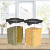 Steelo So Fresh Stack Plastic Container (1300 ml) - Set Of 2