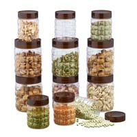 Steelo Solitaire Plastic Container Set - 12 Pieces