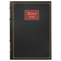 Matrikas A5 Antiqu Diary 2026 Black - 336 Pages