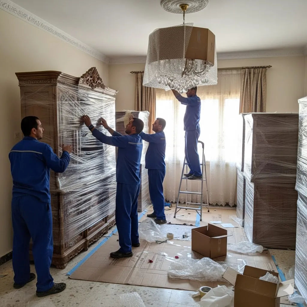 تغليف الأثاث والنجف